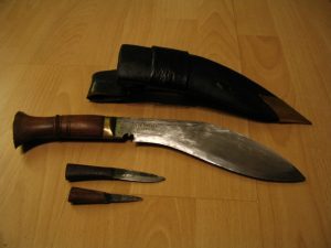cuchillos gurkha kukri, karda,chamak