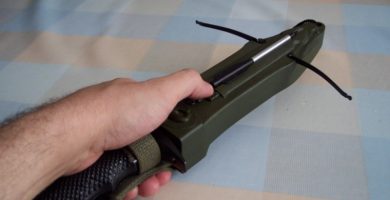 Cuchillo Ballesta con proyectil