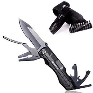 Cuchillos plegables y sus herramientas