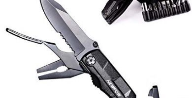 Cuchillos plegables y sus herramientas