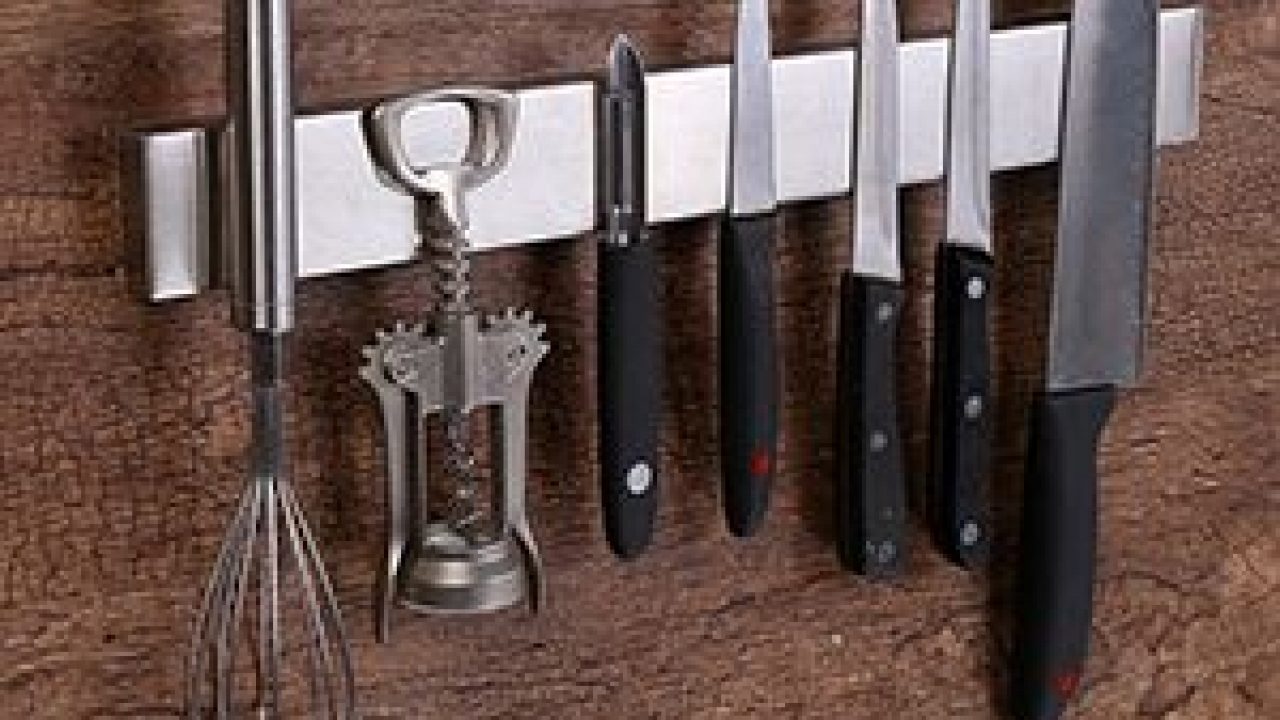 BARRA MAGNETICA PARA CUCHILLOS.. soporte iman cocina magnetico cocina DE 33 cm