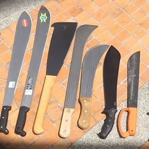 machetes de jardinería