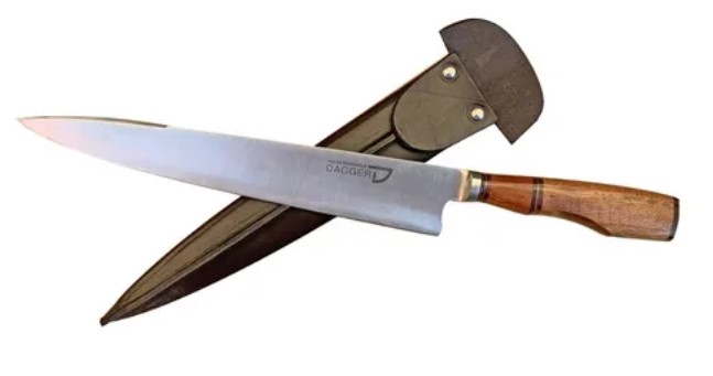 Cuchillo Dagger con Mango de Madera